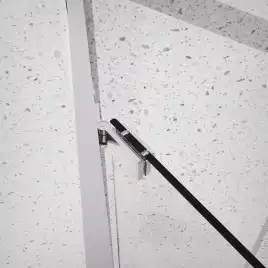 Душевой уголок Azario 100х100 AZ-L47-100-MGR-CL, профиль графит матовый, стекло Прозрачное