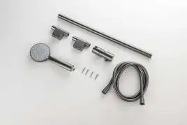 Душевой гарнитур Aquatek Бетта AQ2017BGM, Оружейная сталь