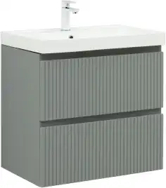 Тумба под раковину Aquanet Джейн (Flat) 70 мисти грин, подвесная, 335433