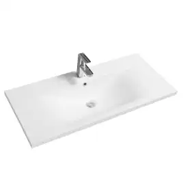 Тумба с раковиной AVS Гармония 100 белая, N821-07-1000WG-01-1010WG