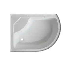 Душевая кабина AvaCan EM5812LLEDT 120x80 см, высокий поддон, с крышей, левая