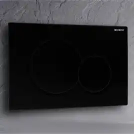 Клавиша смыва Geberit Sigma 01 115.770.DW.5 Черная глянцевая