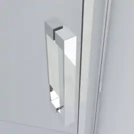 Душевой уголок Vincea Stresa 90х90 VSP-1S900CLGM, дверь распашная, профиль вороненая сталь, стекло прозрачное