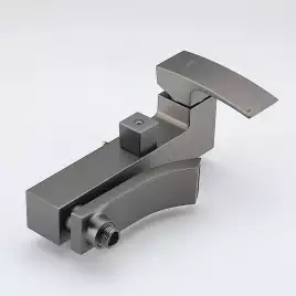 Душевая система Gappo G2407-9 с поворотным изливом, Оружейная сталь