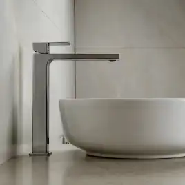 Смесители для раковины AVS Cube 811-201-CR высокий, хром