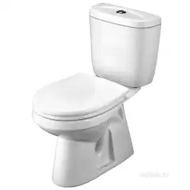Унитаз-компакт Santek Анимо с вертикальным выпуском, стандарт- 2 реж., дюропласт, микролифт 1WH302136