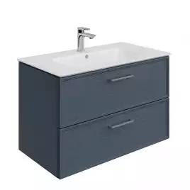Тумба под раковину Kerama Marazzi PIANO CLASSIC 85 см, PIA.CL.85\BLU.M подвесная, синий матовый
