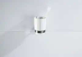 Стакан для ванной Aquatek Бетта AQ4604BGM, Оружейная сталь