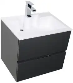 Тумба под раковину Aquanet Алвита 60 серый антрацит 183991