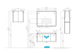Тумба под раковину Aquaton Шерилл 105 1A206301SH010 подвесная цвет, белый