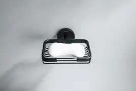 Мыльница для ванной Aquatek Бетта AQ4633MB, Черный матовый