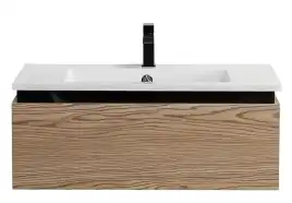 Тумба под раковину Cezares SLIDER 80 см, SLIDER-800-1C-SO-RT-P подвесная, Дуб тангент