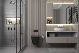 Подвесной унитаз ABBER Rechteck AC1201MB черный матовый, безободковый, с сиденьем микролифт