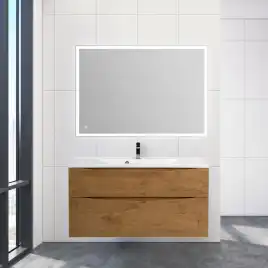 Тумба под раковину BelBagno MARINO-H60-1100-2C-SO-RN-P подвесная Rovere Nature