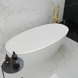 Ванна из искусственного камня WHITECROSS 170x80 Glock, белая матовая 0221.170080.200