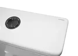 Унитаз-компакт Azario VARO AZ-2171-1 напольный, безободковый, в комплекте с бачком и сиденьем микролифт, Белый глянцевый