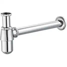 Сифон для раковины AZARIO AZ-107-CHR без выпуска, G 1 1/4 латунь, хром