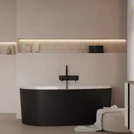 Смеситель для ванны Allen Brau Priority 5.31A05-GB (с внутренней частью, 3 выхода) золото