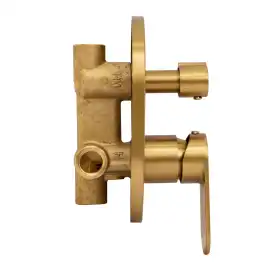 Смеситель для ванны AVS Beauty 811-703-BG встраиваемый, с внутренней частью, брашированное золото