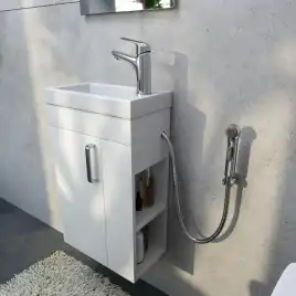 Смеситель для раковины IDDIS Torr TORSB00i08 с гигиеническим душем цвет, Глянцевый хром