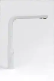 Смеситель для кухни AVS PureRiver 811-160-MW, Г-образный излив, белый матовый