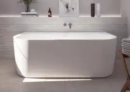 Акриловая ванна CEZARES METAURO-INT-Wall-180-80-60