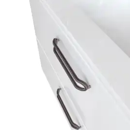 Тумба с раковиной IDDIS Brick 100, подвесная, Белая, BRI10W1i95K