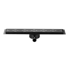 Душевой лоток Azario 60 см AZT3BLACK600 с перфорированной решеткой, Черный матовый