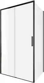 Душевой уголок Aquanet Pleasure Evo 110x80 AE65-110x80-BT профиль черный, прозрачное стекло