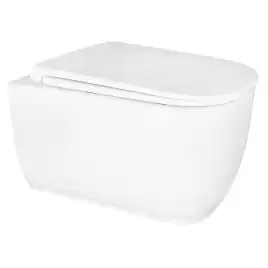 Унитаз подвесной Azario RIANO AZ-2808E подвесной, безободковый, со смывом 