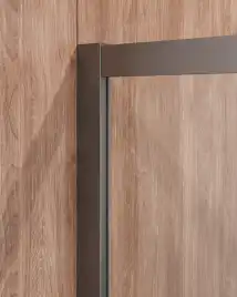 Душевой уголок CEZARES MOLVENO-R-2-100-C-GM-IV стекло Прозрачное, профиль Оружейная сталь