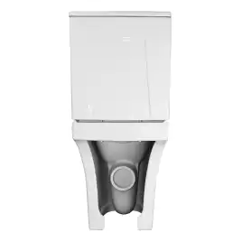 Унитаз напольный Azario FRENTO AZ-2311 безободковый, с бачком и сидением микролифт, Белый глянцевый