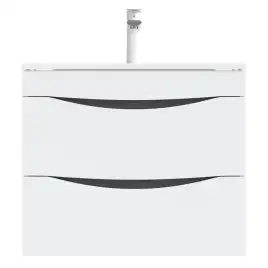 Тумба с раковиной IDDIS Cloud 60, подвесная, Белая, CLO60W0i95K