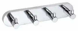 Планка с 4-мя крючками 25 см BEMETA OMEGA хром 104405212
