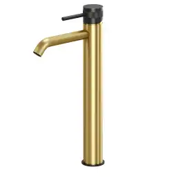 Смеситель для раковины Allen Brau Priority 5.31A02-GB31 черный/золото