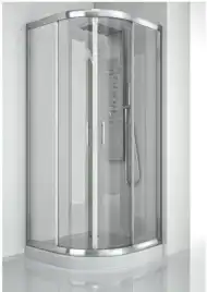 Душевой уголок Aquanet Alfa NAA2142 90x90, R550, прозрачное стекло