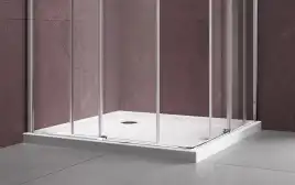 Душевой уголок Vincea Dice 100х100 VSS-4D100CL, профиль хром, стекло Прозрачное