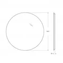 Зеркало BelBagno SPC-INT-900-LED