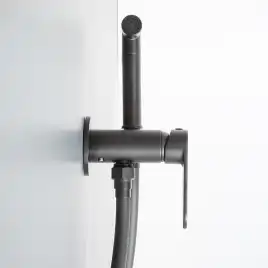 Гигиенический душ со смесителем AVS Beauty черный матовый, 811-531-MB