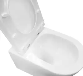 Унитаз подвесной Azario NOVE AZ-9312T подвесной, безободковый, со смывом 