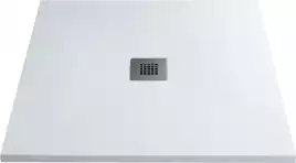Душевой поддон Allen Brau Priority 100х90 из искусственного камня 8.31004-21 Белый