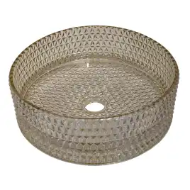 Раковина AVS Диаманд 36x36 бежевая