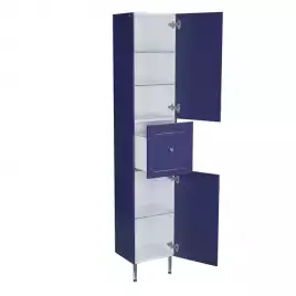 Шкаф пенал IDDIS Oxford 36 OXF36N0i97 напольный, Синий