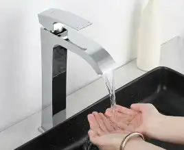 Смеситель для раковины Gappo G1007-81 высокий, Хром