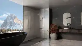 Душевая система  Vincea Rondo VSFS-1R1CH VSFS-1R1CH для ванны с изливом, хром