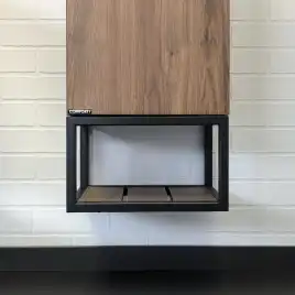 Шкаф-колонна Comforty Порто 35 Дуб темно-коричневый, 00-00009982