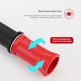 Смеситель для раковины Raglo R20.15.06 высокий, Черный матовый