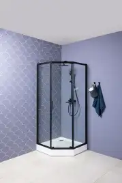 Душевой уголок Aquanet Bright 90x90 AE90-P-90x90-BT черный