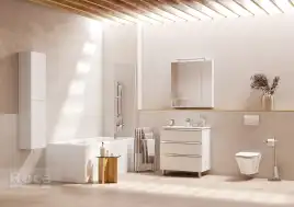 Комплект унитаза с инсталляцией Roca The Gap Round 893105000 подвесная чаша Rimless + инсталляция + сиденье дюропласт, без панели смыва