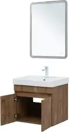 Тумба под раковину Aquanet Оптима 60 дуб рустикальный , 344795